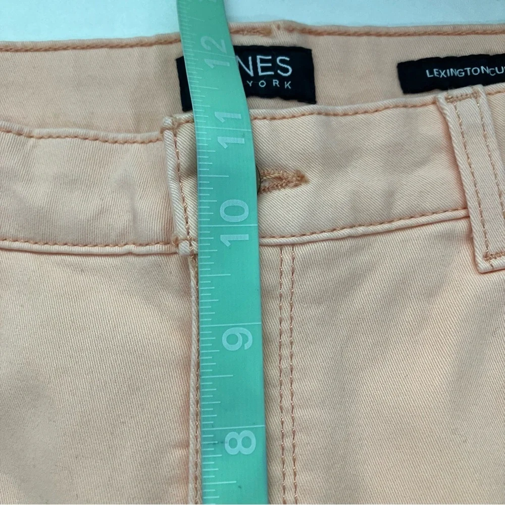 Jones New York Lexington Cuffed Capri Peach/Orange Size 14 - Picture 8 of 9